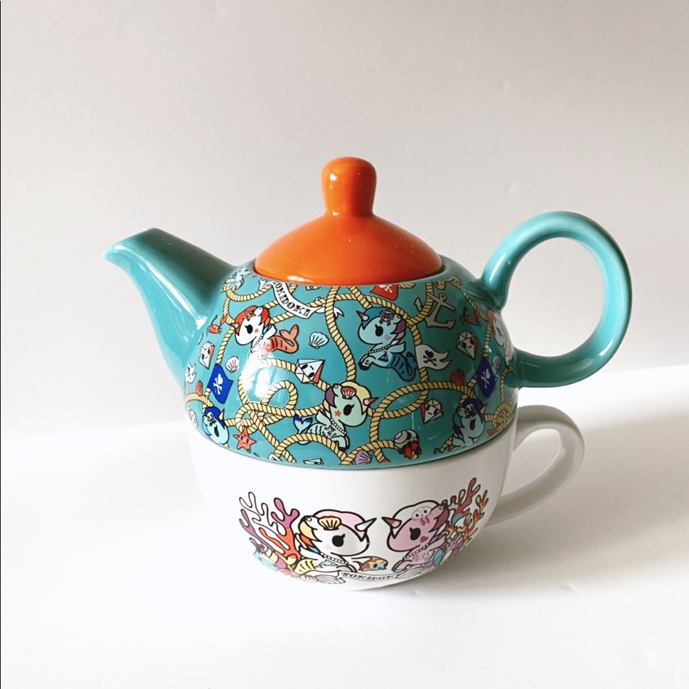 Tokidobi Stackable Teapot & Cup Set